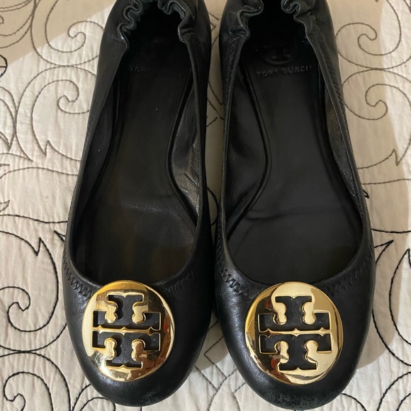 Tory Burch Shoes - Tory Burch black flats size 7.5 like new